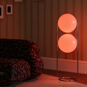 Gemini Dual Sphere Floor Lamp CHAL